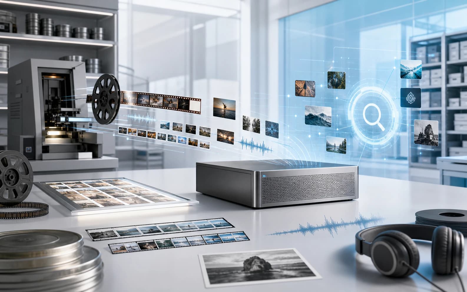 Media knowledge infrastructure for video archives, creative assets and multimodal search