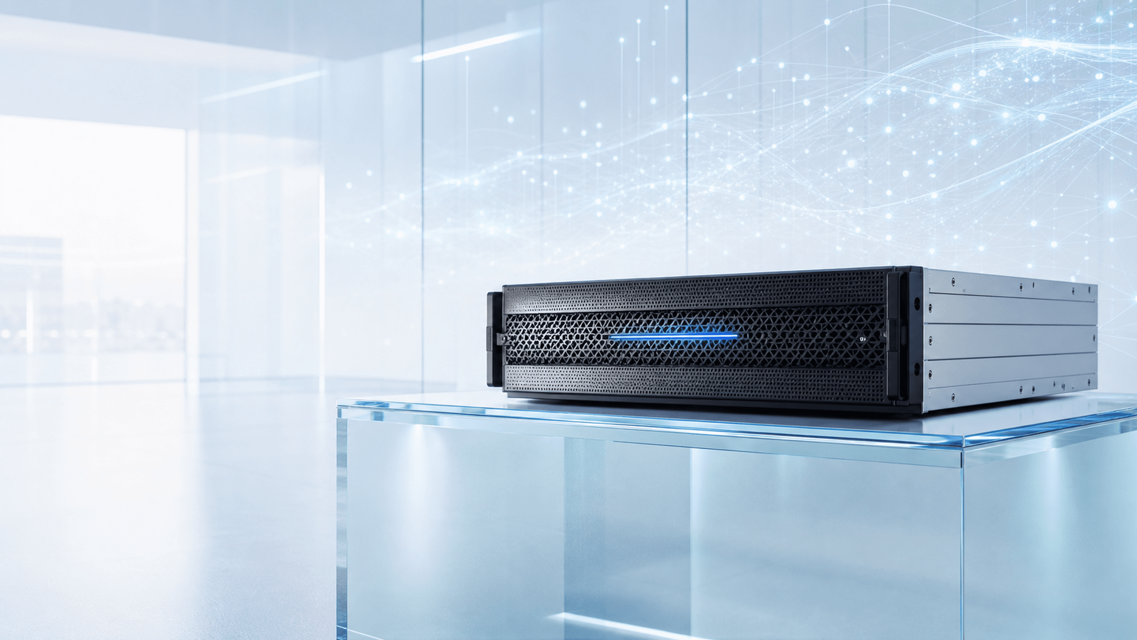 Spark AI knowledge infrastructure: enterprise data flows through Spark AI Appliance into the knowledge layer, AI applications, and long-term archive.
